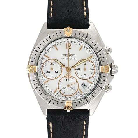 breitling b55045|Breitling Windrider Chrono Sextant, S/Steel & Y/Gold, Black for .